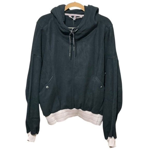 FREE PEOPLE FP Movement Snow Day Hoodie Black $128 Retail NWT - Picture 2 of 15